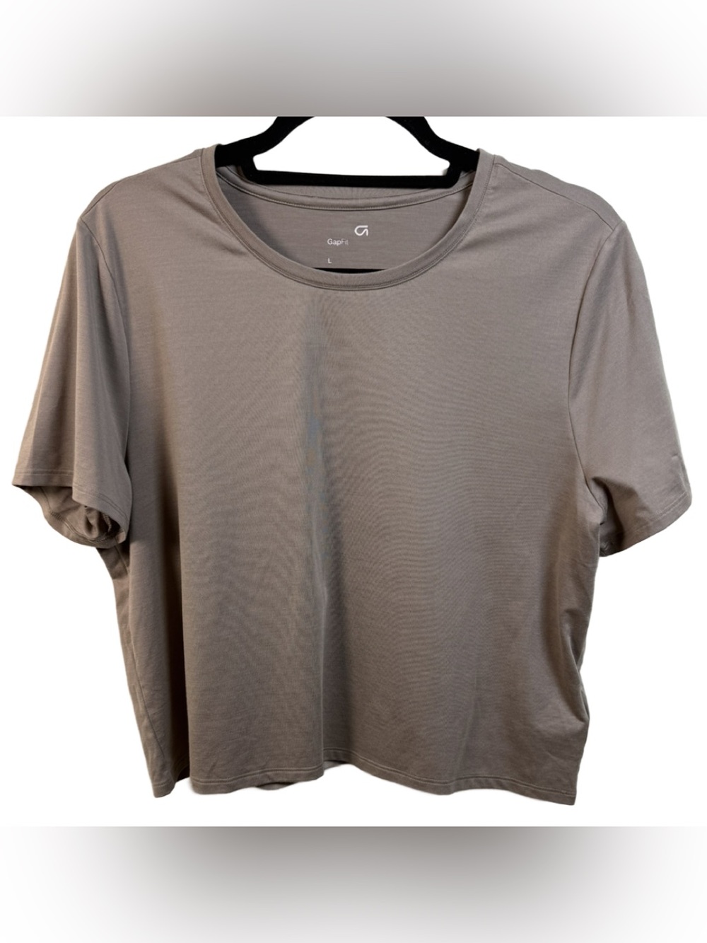 GAPFit Short Sleeve Crewneck Tee - Taupe